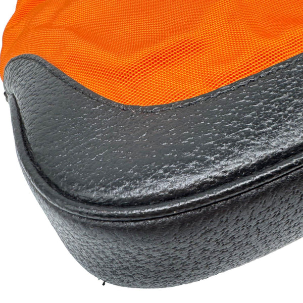 GUCCI Jackie Nylon Hobo Bag Orange 001373