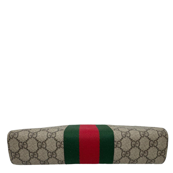 GUCCI Ophidia GG Supreme Canvas Pouch Beige 475316