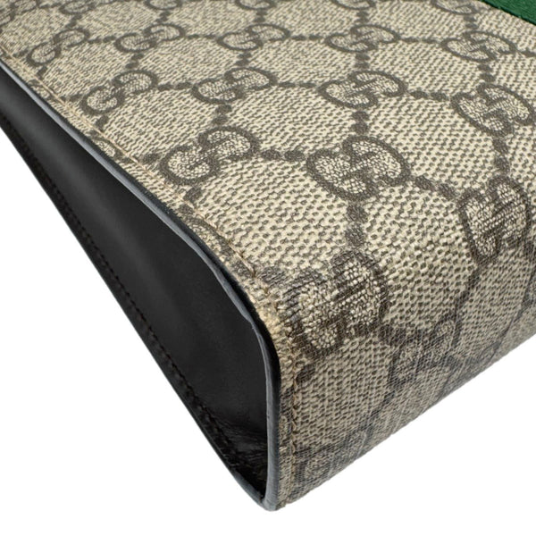 GUCCI Ophidia GG Supreme Canvas Pouch Beige 475316