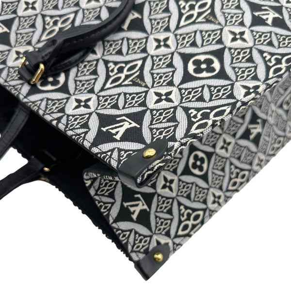 LOUIS VUITTON Onthego GM Since 1854 Jacquard Shoulder Bag Black
