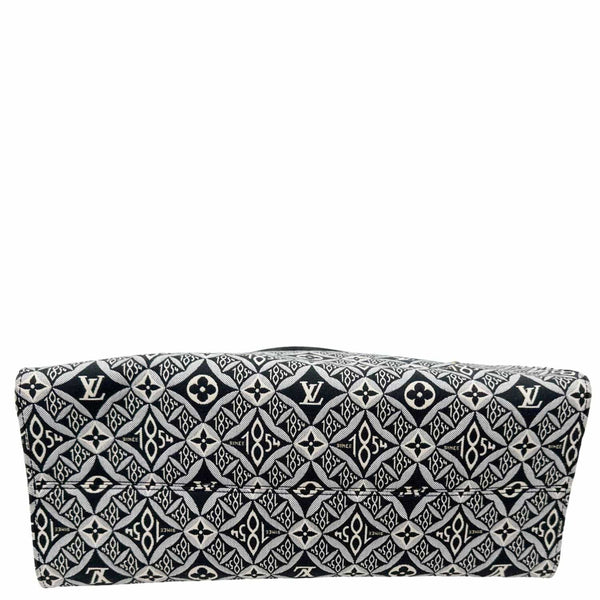LOUIS VUITTON Onthego GM Since 1854 Jacquard Shoulder Bag Black