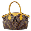 LOUIS VUITTON Tivoli PM Monogram Canvas Satchel Bag Brown