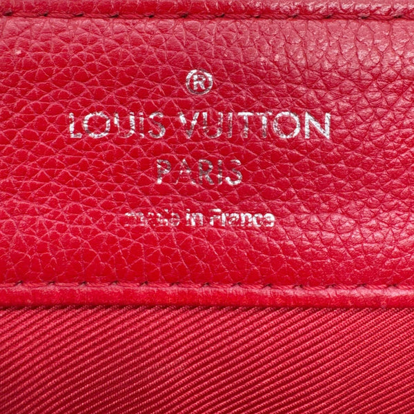 LOUIS VUITTON Lockme II Leather Top Handle Shoulder Bag Red