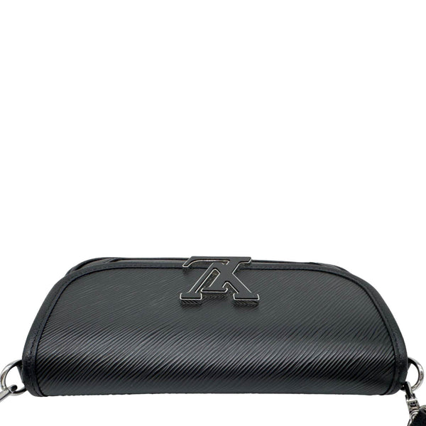 LOUIS VUITTON Buci Epi Leather Shoulder Bag Black