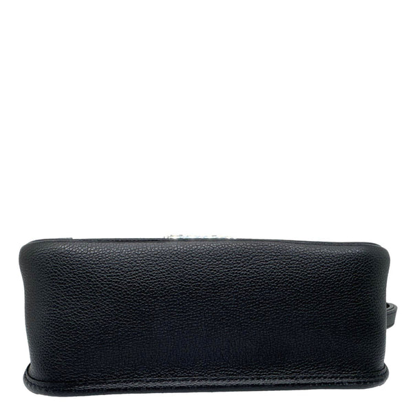 LOUIS VUITTON Buci Epi Leather Shoulder Bag Black