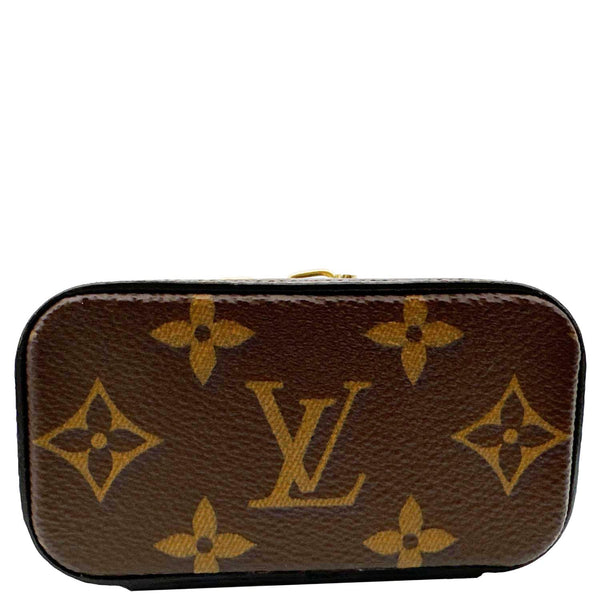 LOUIS VUITTON Legacy Monogram Canvas Phone Box Brown