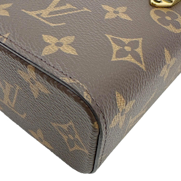 LOUIS VUITTON Legacy Monogram Canvas Phone Box Brown