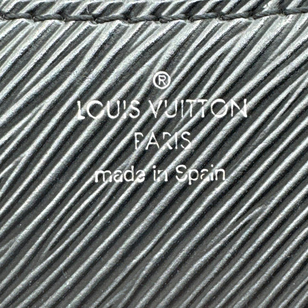 LOUIS VUITTON Buci Epi Leather Shoulder Bag Black