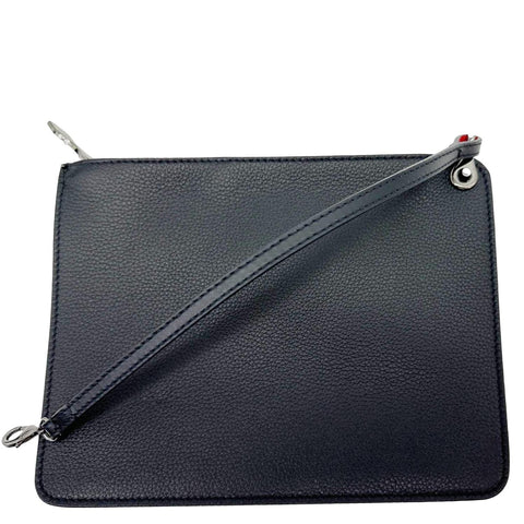 CHRISTIAN LOUBOUTIN Cabata Leather Pouch Black
