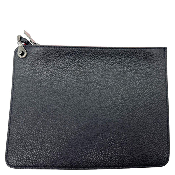 CHRISTIAN LOUBOUTIN Cabata Leather Pouch Black