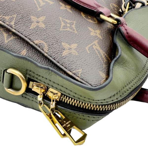 LOUIS VUITTON Tuileries Monogram Canvas Tote Shoulder Bag Brown