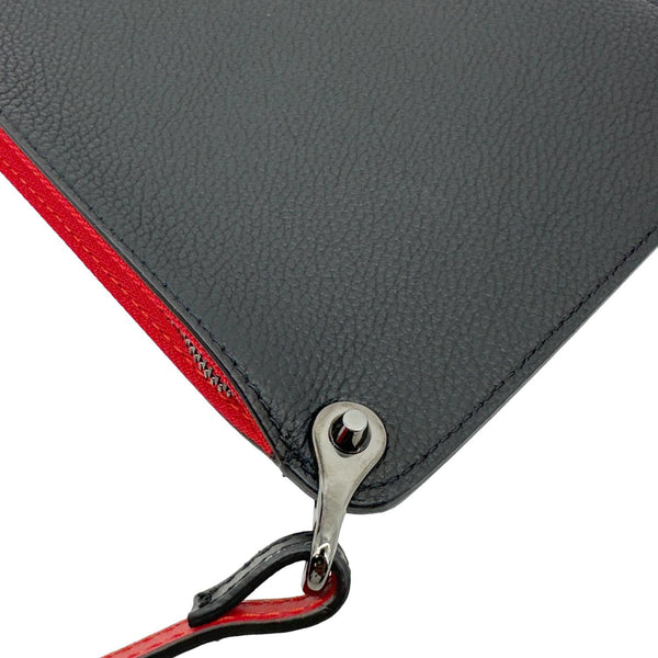 CHRISTIAN LOUBOUTIN Cabata Leather Pouch Black
