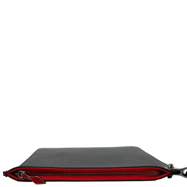 CHRISTIAN LOUBOUTIN Cabata Leather Pouch Black