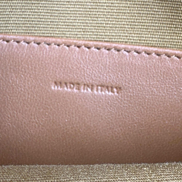 CELINE Triomphe Canvas Round Purse On Strap Crossbody Bag White