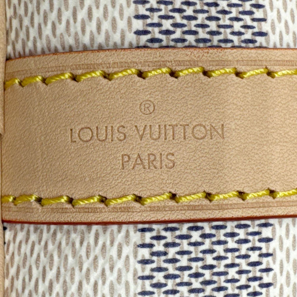 LOUIS VUITTON Speedy 25 Bandouliere Damier Azur Shoulder Bag White
