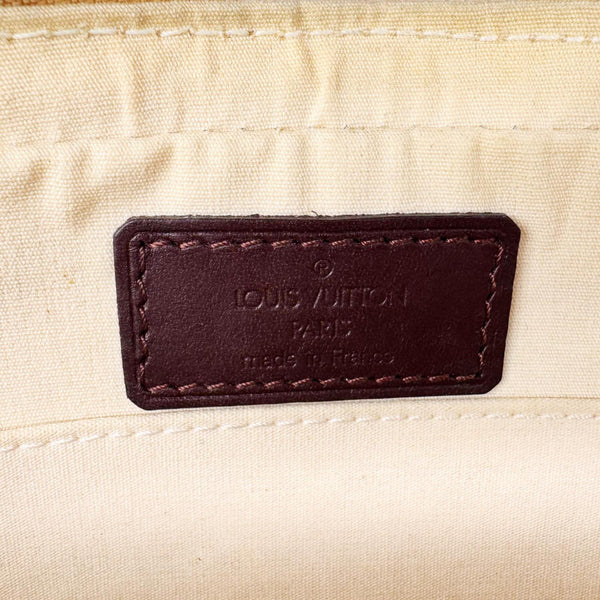 LOUIS VUITTON Juliette MM Monogram Mini Lin Canvas Crossbody Bag Burgundy