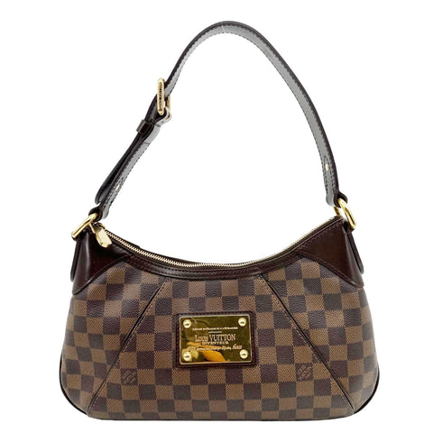 LOUIS VUITTON Thames PM Damier Ebene Shoulder Bag Brown