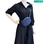 HERMES In The Loop Swift Leather Belt Bag Blue