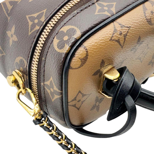 LOUIS VUITTON Vanity PM Monogram Reverse Canvas Shoulder Bag Brown