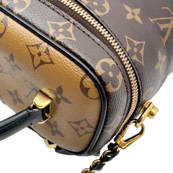 LOUIS VUITTON Vanity PM Monogram Reverse Canvas Shoulder Bag Brown