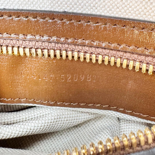 GUCCI Interlocking G Supreme Canvas Backpack Brown 674147