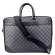LOUIS VUITTON Porte Documents Voyage Damier Graphite Crossbody Bag Black