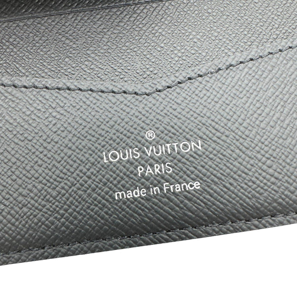 LOUIS VUITTON Slender Monogram Eclipse Canvas Wallet Black