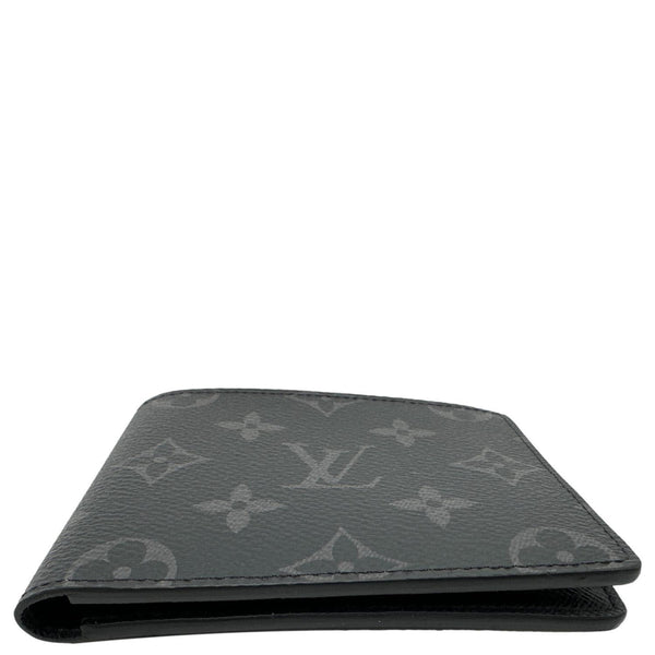 LOUIS VUITTON Slender Monogram Eclipse Canvas Wallet Black