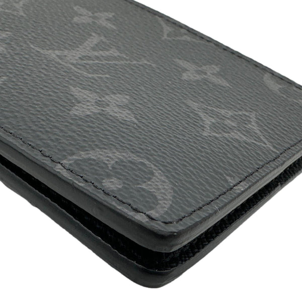 LOUIS VUITTON Slender Monogram Eclipse Canvas Wallet Black