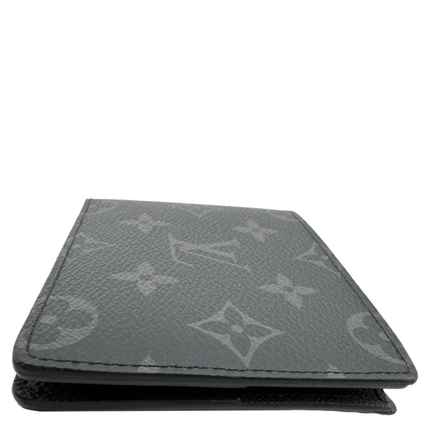LOUIS VUITTON Slender Monogram Eclipse Canvas Wallet Black