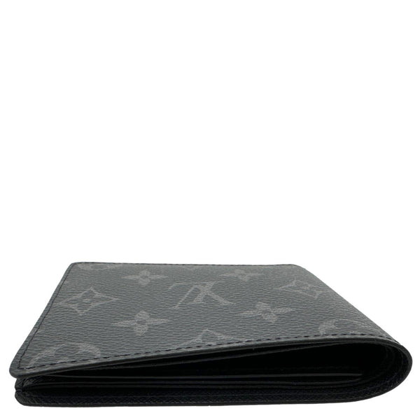 LOUIS VUITTON Slender Monogram Eclipse Canvas Wallet Black