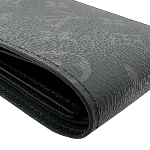 LOUIS VUITTON Slender Monogram Eclipse Canvas Wallet Black