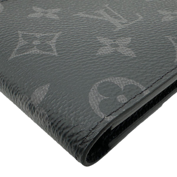 LOUIS VUITTON Slender Monogram Eclipse Canvas Wallet Black
