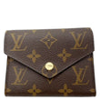 LOUIS VUITTON Victorine Monogram Canvas Wallet Brown