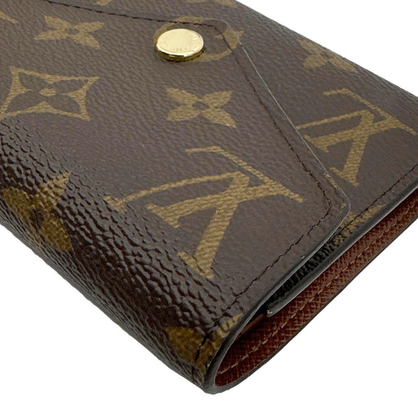 LOUIS VUITTON Victorine Monogram Canvas Wallet Brown