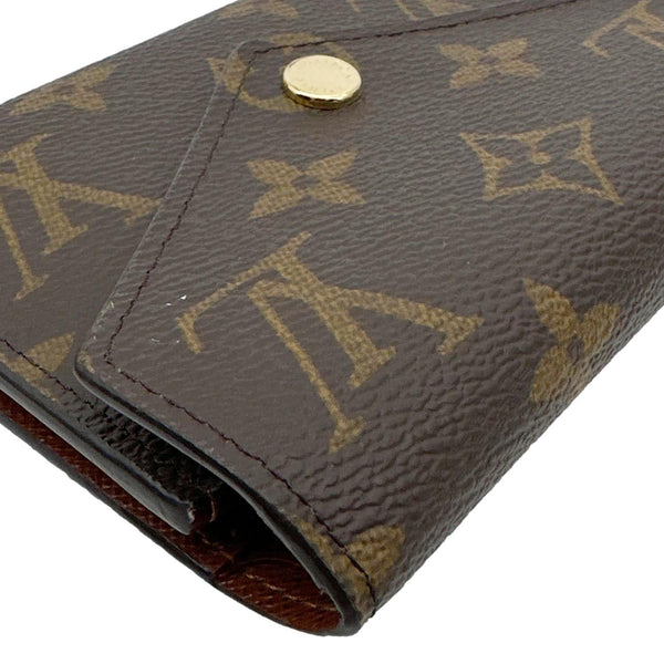 LOUIS VUITTON Victorine Monogram Canvas Wallet Brown