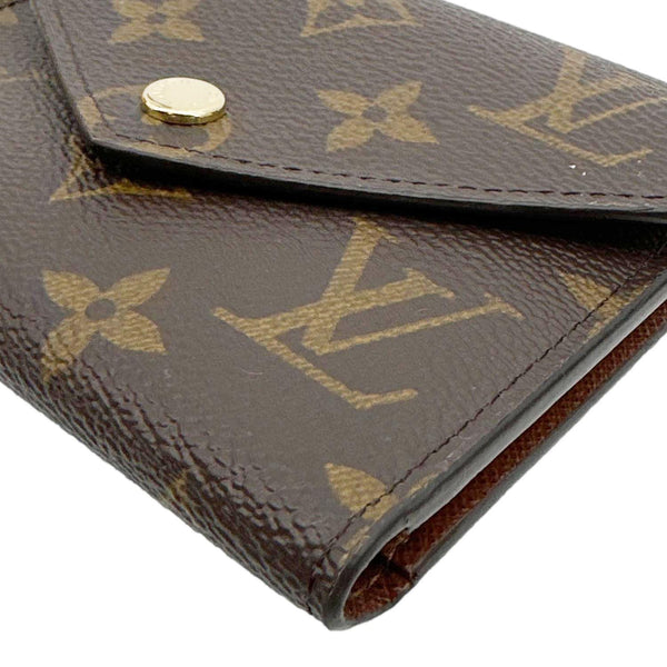 LOUIS VUITTON Victorine Monogram Canvas Wallet Brown