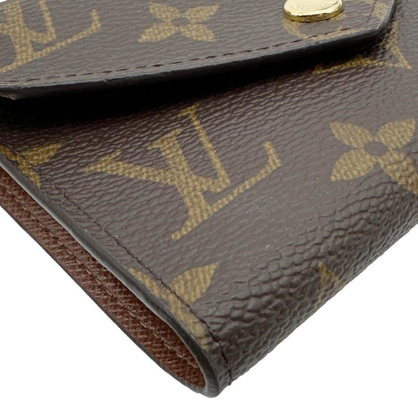 LOUIS VUITTON Victorine Monogram Canvas Wallet Brown