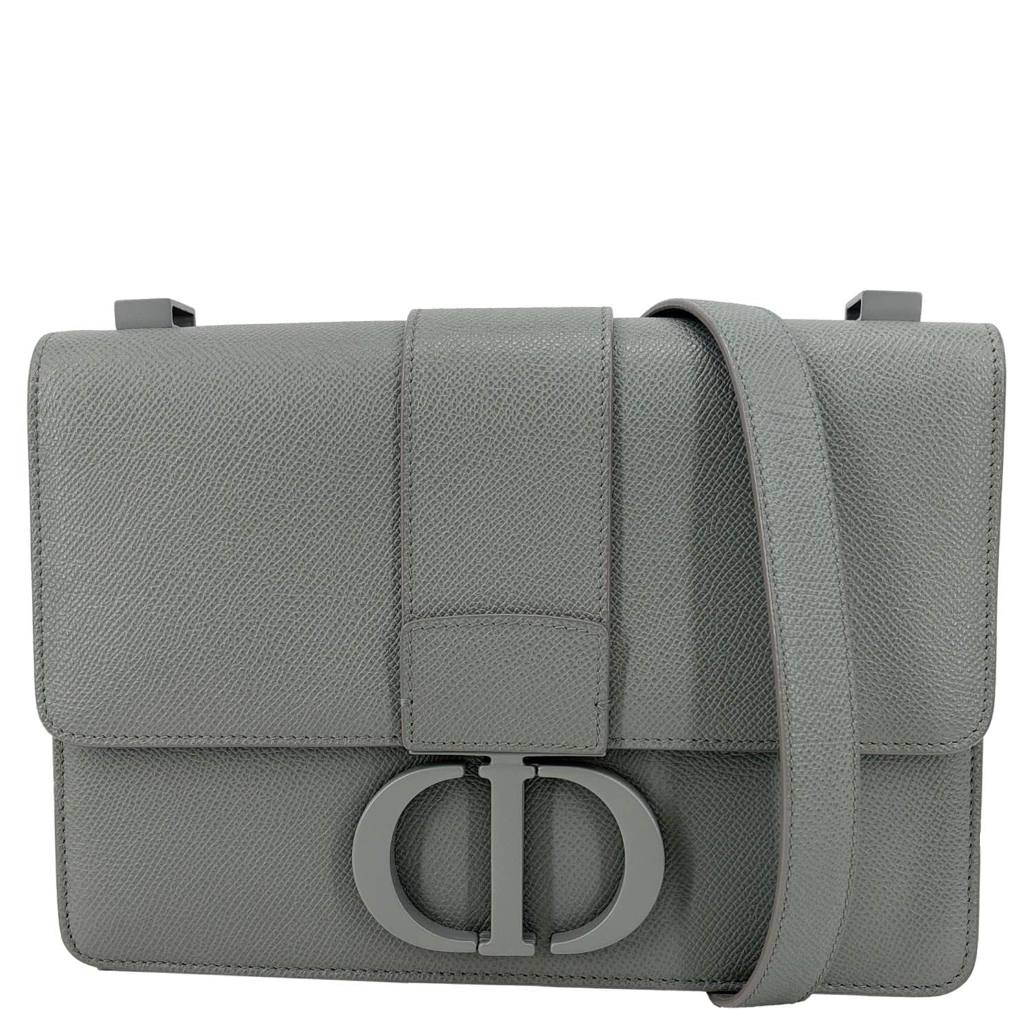 CHRISTIAN DIOR 30 Montaigne Flap Grained Calfskin Leather Crossbody Ba