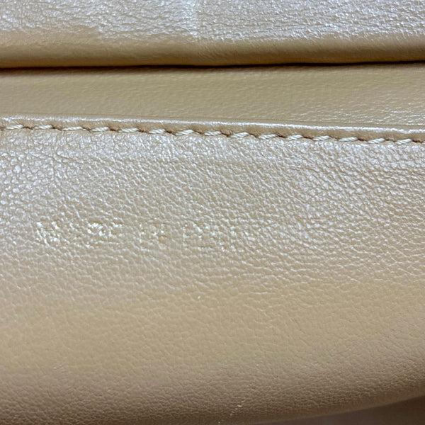 CHANEL Petite Timeless Quilted Caviar Leather Tote Bag Beige