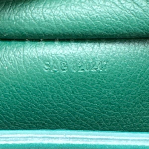 GOYARD Hirondelle Monogram Chevron Canvas Shoulder Bag Green
