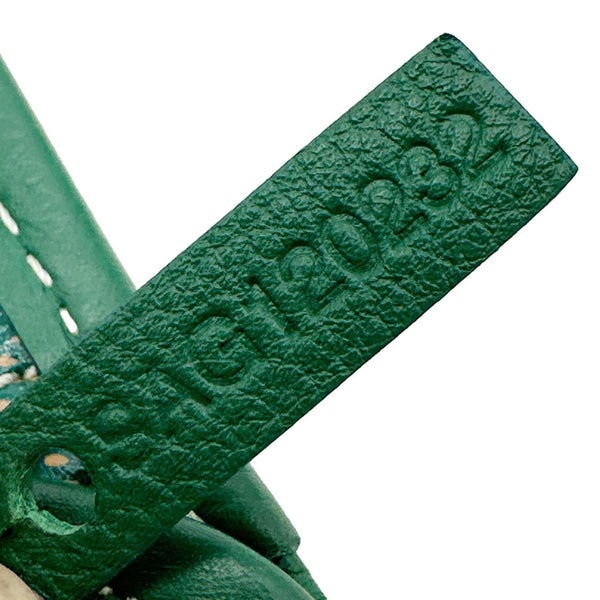Goyard Anjou Mini Canvas Tote Shoulder Bag Green