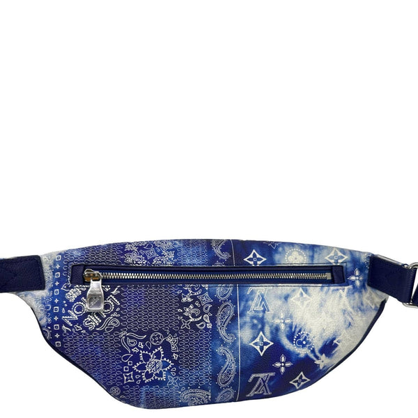 LOUIS VUITTON Discovery PM Monogram Bandana Canvas Bumbag Blue