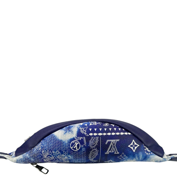 LOUIS VUITTON Discovery PM Monogram Bandana Canvas Bumbag Blue