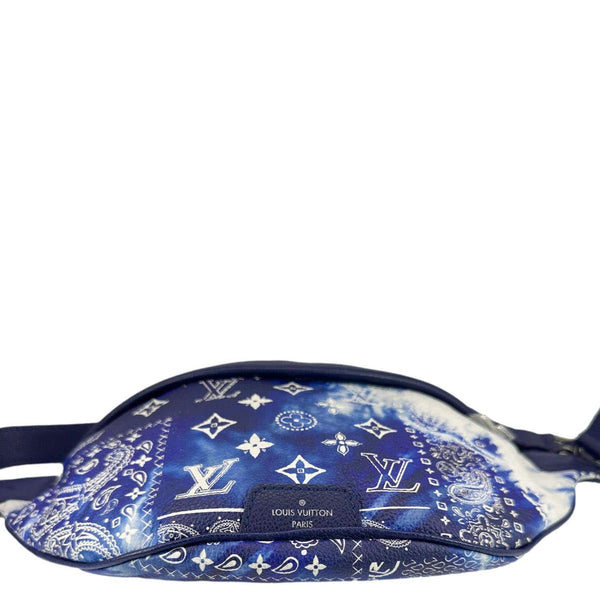 LOUIS VUITTON Discovery PM Monogram Bandana Canvas Bumbag Blue