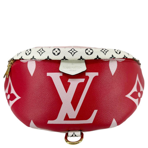LOUIS VUITTON Giant Monogram Canvas Bumbag Rouge