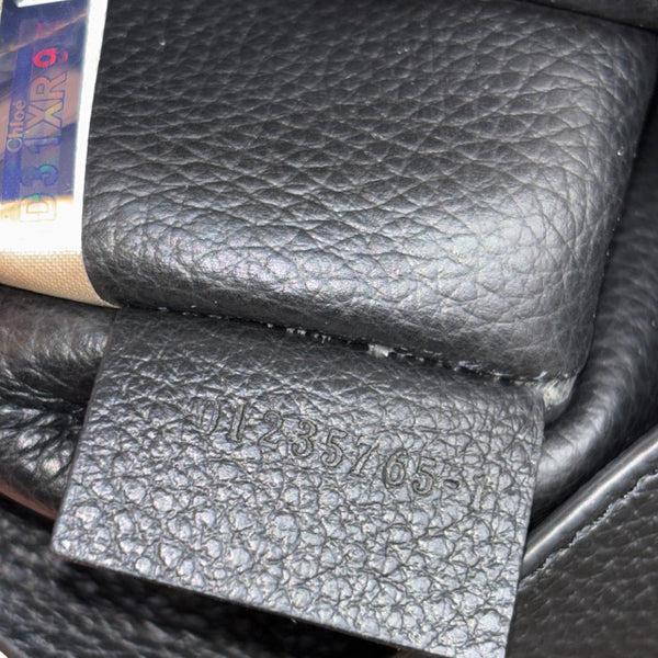 CHLOE Sense Grained Calfskin Leather Tote Bag Black