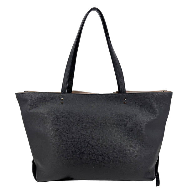 CHLOE Sense Grained Calfskin Leather Tote Bag Black