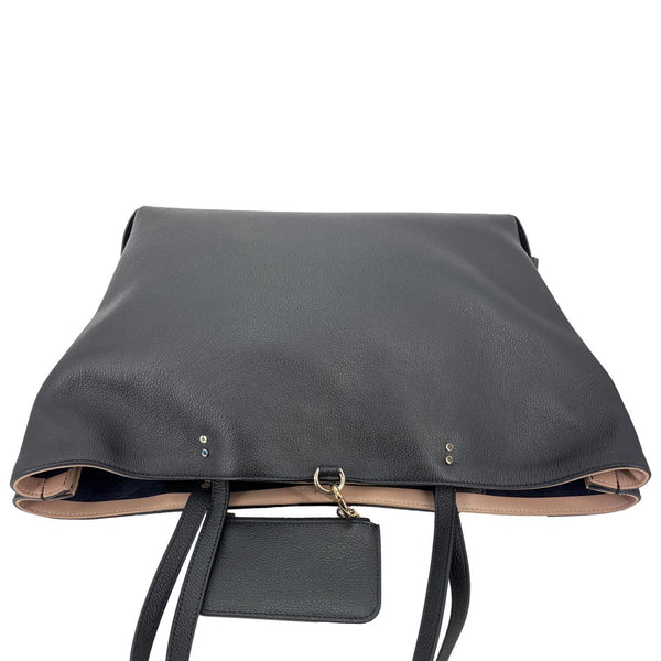 CHLOE Sense Grained Calfskin Leather Tote Bag Black