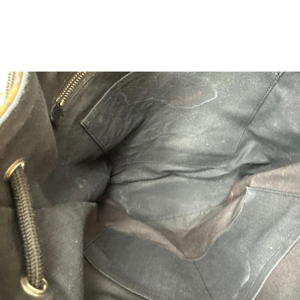 LOUIS VUITTON Christopher Monogram Macassar Canvas Backpack Bag Brown